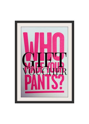 Who Made Your Pants? Gift Card